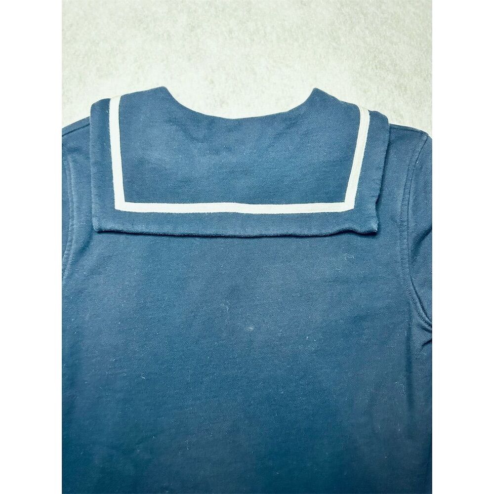 Ralph Lauren Women's Nautical Striped Sweater Blue M Petite Long Sleeve - Picture 7 of 8